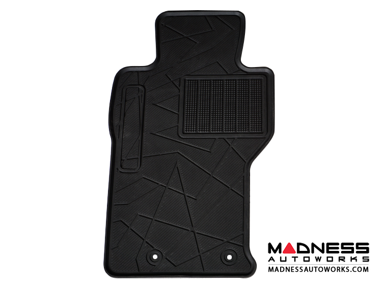 FIAT 124 Floor Mats All Weather Rubber LUXUS Premium Front Set